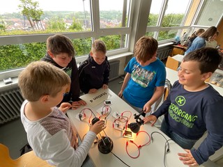 Jahrgangsstufe 4: Die Solarwerkstatt Freiburg bietet ein workshop in unserem Naturwissenschaftlichen Raum zum Thema Klima und Energie Experimente an.